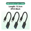 3x USB to C Cable