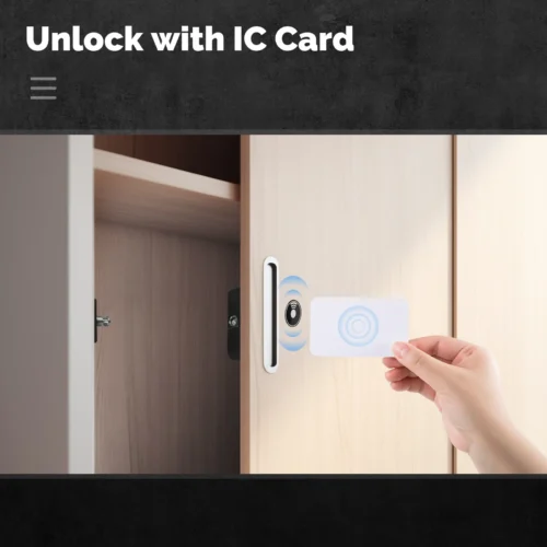 Alternative view of MOES Smart Lock - Bluetooth Keyless Lock for Cabinet and Drawer