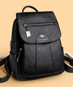 5 Color Women Soft Leather Backpacks Vintage Female Shoulder Bags Sac a Dos Casual Travel Ladies Bagpack Mochilas School Bags