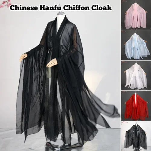 Women's Chinese Hanfu Dress - Traditional Ethnic Costume for Dance and Parties