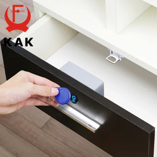 KAK RFID Electronic Cabinet Lock - Keyless Child Safety Lock for Drawers and Doors