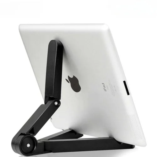 Universal Folding Tablet Holder for iPad and Samsung Tablets, 4.7 to 12.9 Inches