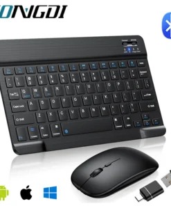 Ultra-Slim Bluetooth-compatible Keyboard Portable Mini Wireless Keyboard for iPad iPhone Tablet Phone Smartphone iOS Android Win