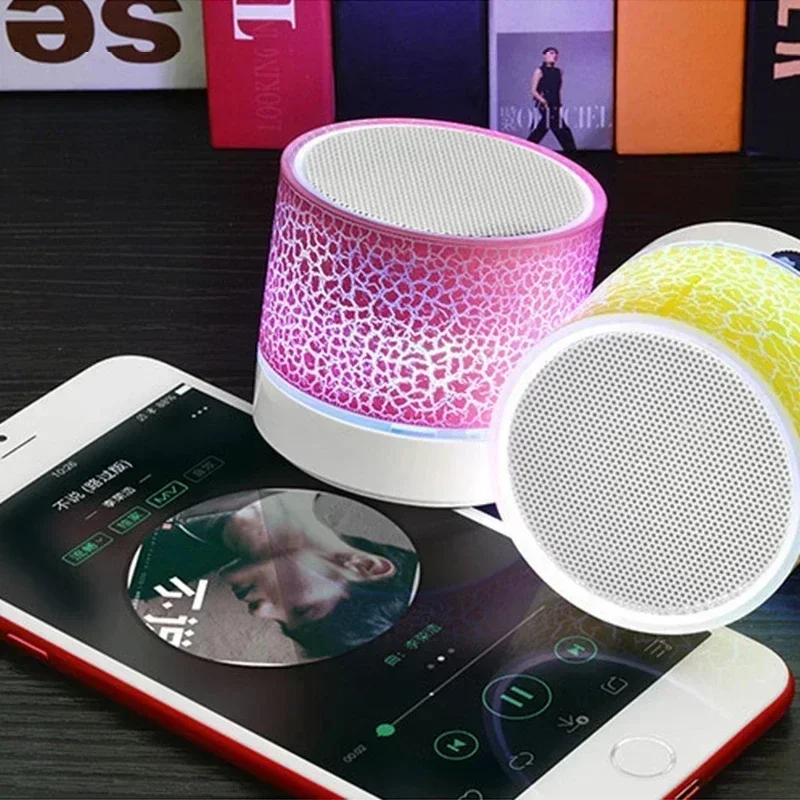 Mini Bluetooth Speaker with LED Light - Portable Wireless Subwoofer for PC and Mobile Phones - Image 6