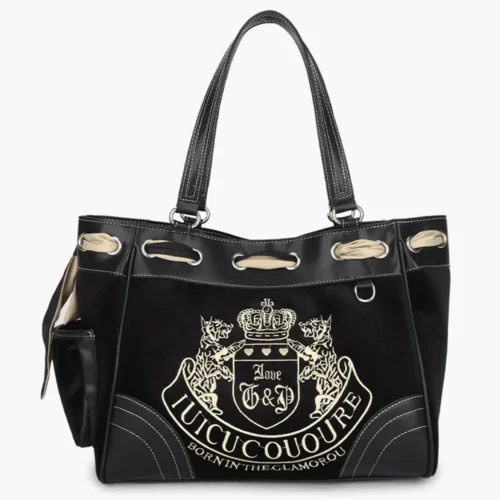 Alternative view of Ladies Large-Capacity Tote Bag Y2K Women Vintage Retro Chic Embroidery Velvet Handbags Girl Shopping Shoulder Bag Women's Purses