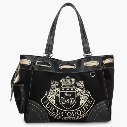 Tote Bag + Large-Capacity + Vintage Retro Chic Embroidery Velvet + For Women - Image 2