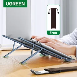 UGREEN Foldable Aluminum Laptop Stand with Adjustable Height for MacBook and Tablets