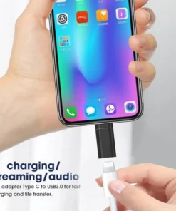 Alternative view of 3/2/1Pcs For Apple Adapter iOS Female To Android Type-C Male for iPhone Huawei P20 Pro Samsung Ios Cable Converter Charger Jack