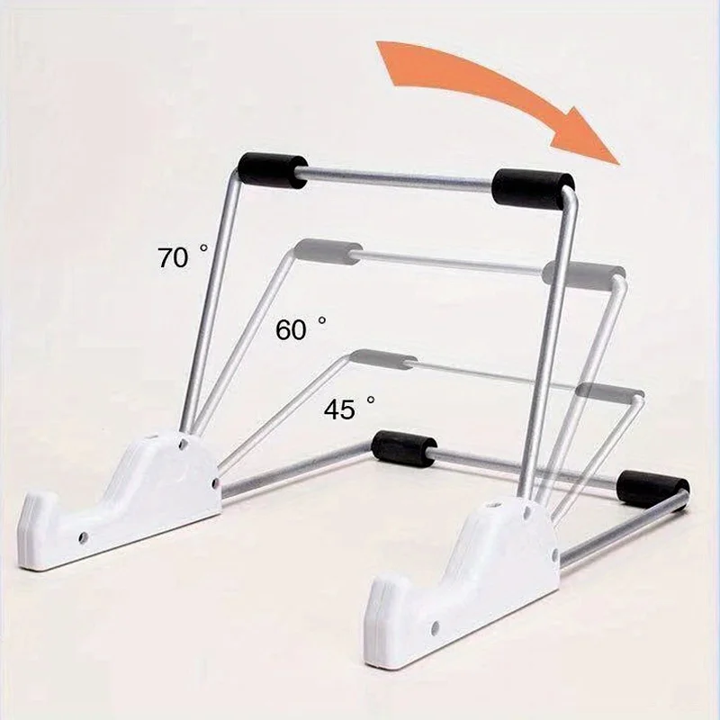 Foldable Multi-Device Stand - Lightweight Adjustable Design for Tablets and Laptops - Image 5