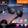 ViVO 8K AI Glasses with 1200MP HD Camera and Bluetooth for Music and Voice Assistant