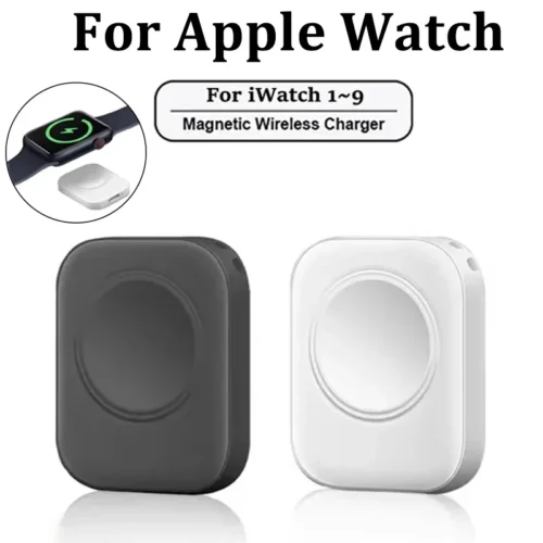 Portable Magnetic Wireless Fast Charger for iWatch - Type C Compatible