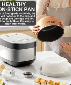 Alternative view of Midea 3L Multifunctional Rice Cooker – 605W Electric Cooker for Home Use