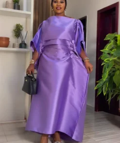 Traditional African Dashiki Maxi Dress for Women