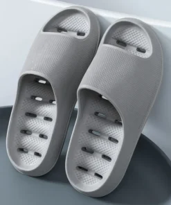 Men's EVA Anti-Slip Quick-Drying Shower Slippers - Summer Indoor Home Footwear