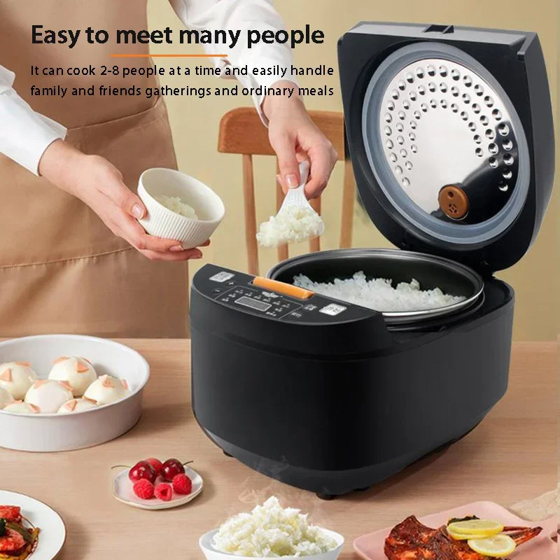 Intelligent 5L Rice Cooker - Fast Cooking, Multi-Function with Timer - Image 3