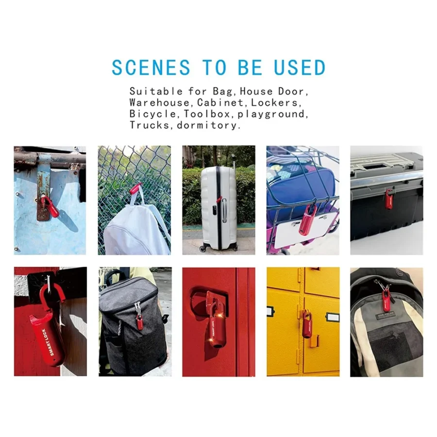 Smart Fingerprint Padlock – Rechargeable Keyless Lock for Lockers and Backpacks - Image 5