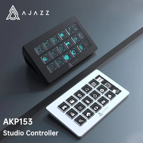 AJAZZ AKP153 Desktop Controller Steam Deck Desktop Intelligent Assistant Quick Mini Keyboard