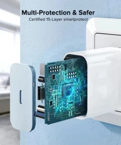 Alternative view of For iphonePD 20W USB Phone Charger Fast Charger for iPhone iPad Samsung OnePlus Wall Quick Charge Adapter TypeC Cable EU/US Plug