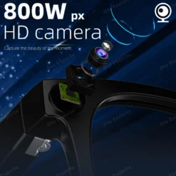 Alternative view of Smart AI Glasses with 800W Pixel Camera for HD Photo and Video, Voice Call, and Translation, Waterproof Design