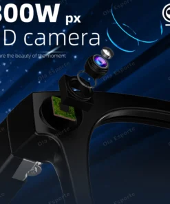 Alternative view of New Smart AI Glasses 800W pixel AI Shooting Camera HD Photo Video Voice Call Music Translation Waterproof Bluetooth Glasses 2025