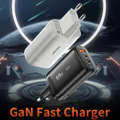 Alternative view of GaN USB Type C Charger 65W with PPS Fast Charging for Laptops and Mobile Devices