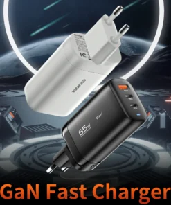 Alternative view of Essager 65W GaN USB Type C Charger For Laptop PPS 45W 25W Fast Charge For Samsung Xiaomi Realme mobile iPhone15 14 13 Pro Phone