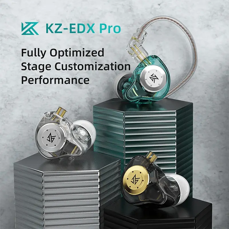 KZ EDX Pro In-Ear Earbuds with HiFi Bass and Noise Cancelling - Image 6
