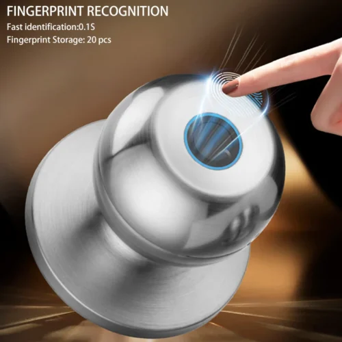 Alternative view of XSDTS Tuya Biometric Fingerprint Smart Door Lock - Keyless Electronic Security Entry for Home and Apartment