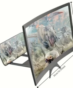 Alternative view of 12 Inch/Phone Screen 3D HD Magnifier Movie Video Amplifier Holder Enlarger Screen Smart Phone Magnifying Curved Screen