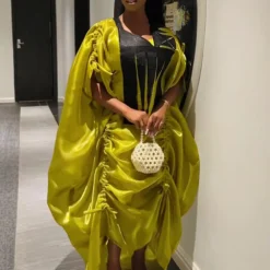 Alternative view of Plus Size Kaftan Dress Set for Women - African Dashiki Gown for Wedding Party