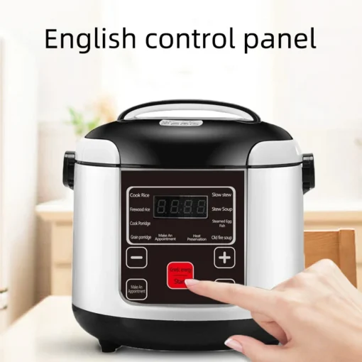 Electric Rice Cooker with Timing Reservation and Food Heating Features for Cars and Trucks - Image 3
