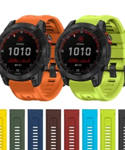 QuickFit 22mm 26mm Strap for Garmin Epix Gen 2 Silicone Band for Garmin Fenix 7 7X 5Plus 6XPro Enduro 2 Bracelet Watchband