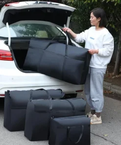 Alternative view of Extra Large Waterproof Travel Luggage & Quilt Organizer Bag - Foldable, High Capacity