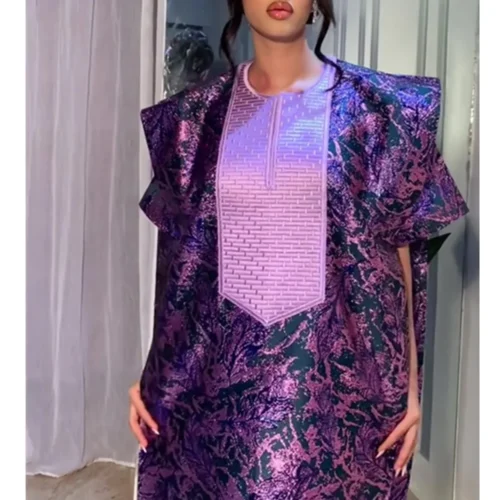 Alternative view of Traditional African Dashiki Maxi Dress for Women