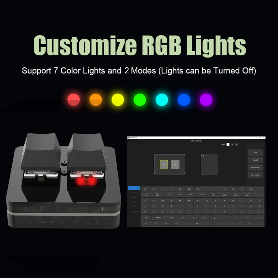 Macropad Macro Programming Keyboard RGB Mini Hot Swap Gaming Custom Knob Keypads Red Switch 3 Keys Knob For Photoshop Multimedia - Image 4