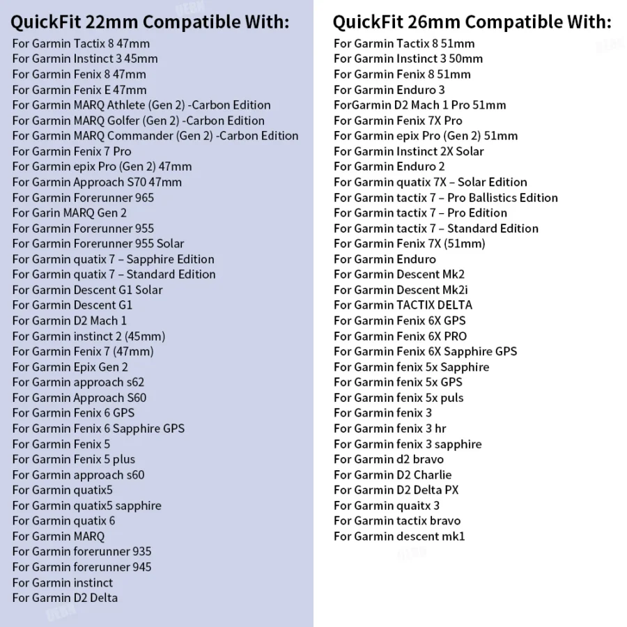 QuickFit 22mm 26mm Strap for Garmin Epix Gen 2 Silicone Band for Garmin Fenix 7 7X 5Plus 6XPro Enduro 2 Bracelet Watchband - Image 5