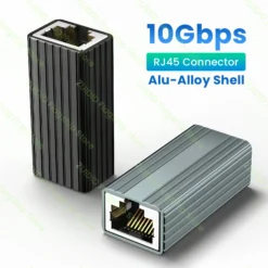 RJ45 Connector Female to Female Gigabit Network Extender 10Gbps for Cat8 Cat7 Cat6 Ethernet Cable Adapter
