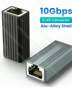 1/2/5/10Pcs 10Gbps RJ45 Connector Female to Female Gigabit Network Extender Extension for Cat8 Cat7 Cat6 Ethernet Cable Adapter
