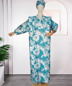 Alternative view of Traditional African Dashiki Maxi Dress for Women - Ankara Gown and Kaftan