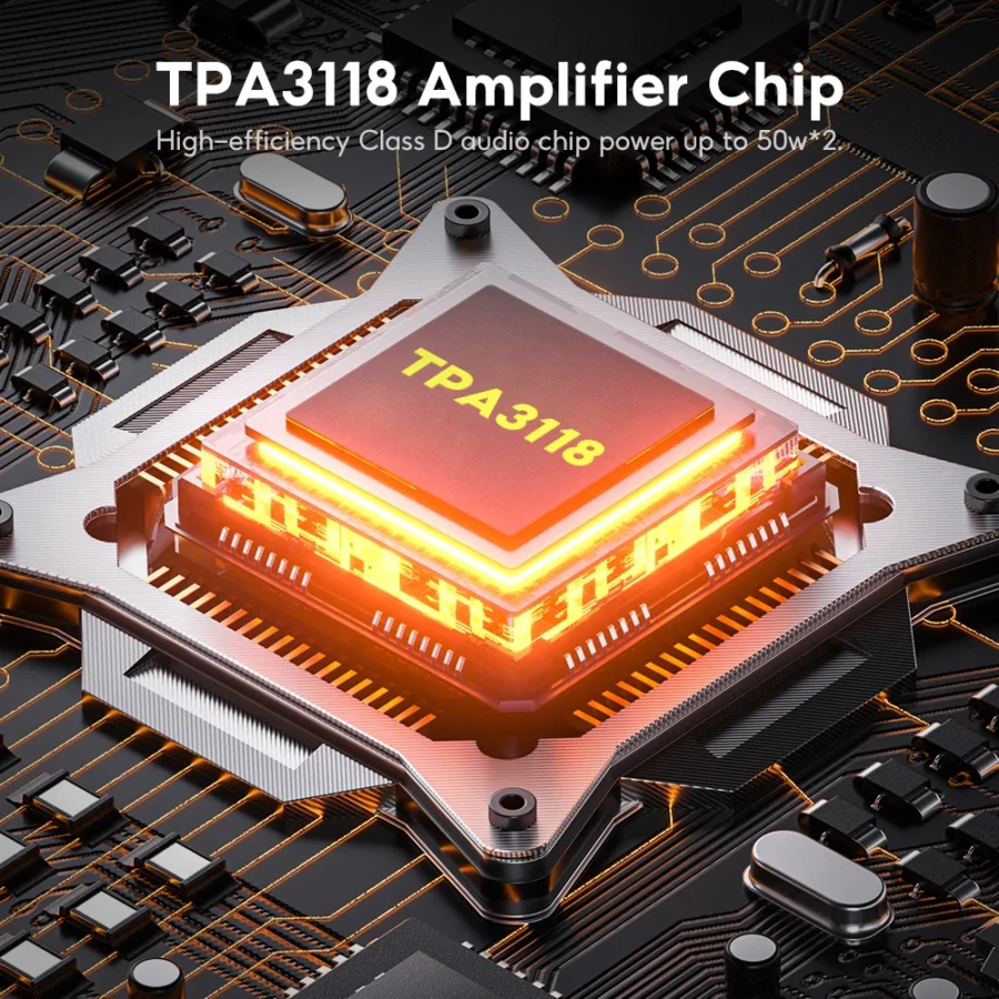 AIYIMA 3-Inch Bluetooth Active Bookshelf Speakers with USB DAC - HiFi Studio Monitors for TV and PC - Image 6