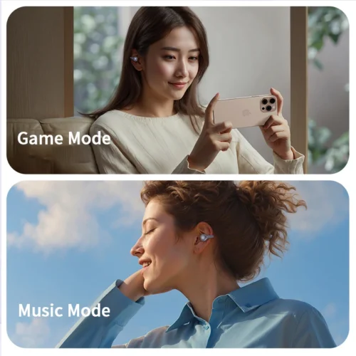 Alternative view of New Sport Earclip Wireless Headphone Bluetooth Earphone audífonos bluetooth inalámbrico Gaming LED Display for xiaomi huawei