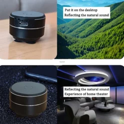 Alternative view of Portable Mini Bone Conduction Bluetooth Speaker - Wireless Stereo Audio for Music Enthusiasts