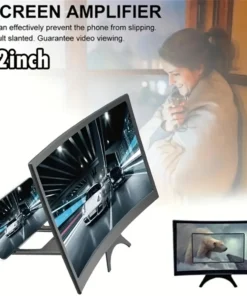 Alternative view of ﻿ 3D HD Curved Enlarged Screen Movie Video Amplifier 12 Inch Phone Screen Magnifier Portable phone Large Screen Amplifier Stand