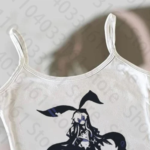 Alternative view of Vintage Y2k Style Clothes Baby Tees Crop Tops Grunge Casual Camisole Female Tank Top Baby Tee 2000s Emo Girl Streetwear corset