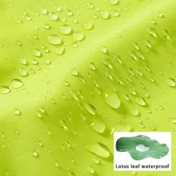 Alternative view of Waterproof Hiking Jacket with Quick Dry Fabric - Packable Windbreaker for Unisex Outdoor Activities