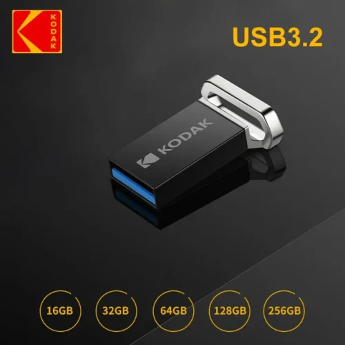Alternative view of Kodak Mini USB Flash Drive, High-Speed USB 3.2, 16GB/32GB/64GB/128GB Options