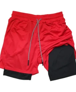 Alternative view of Men's Multi Pocket Shorts Fitness Shorts Casual Beach Sports Lined Skinny Shorts Everyday Style Mesh Camouflage Running Shorts