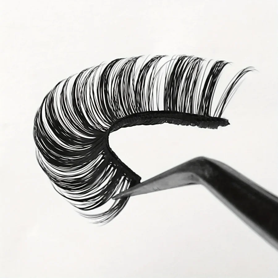 10 Pairs Russian Strip Lashes DD Curl False Eyelashes Fluffy Wispy Faux Mink Lashes Pack - Image 5