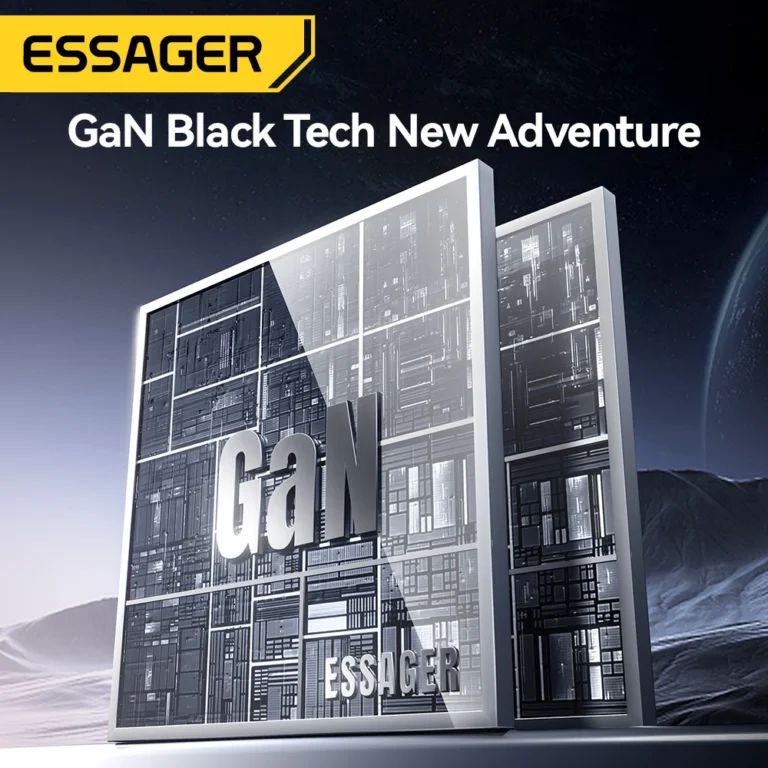 Essager 33W GaN USB-C Charger with Digital Display - Fast Charging for iPhone and Android Devices - Image 4