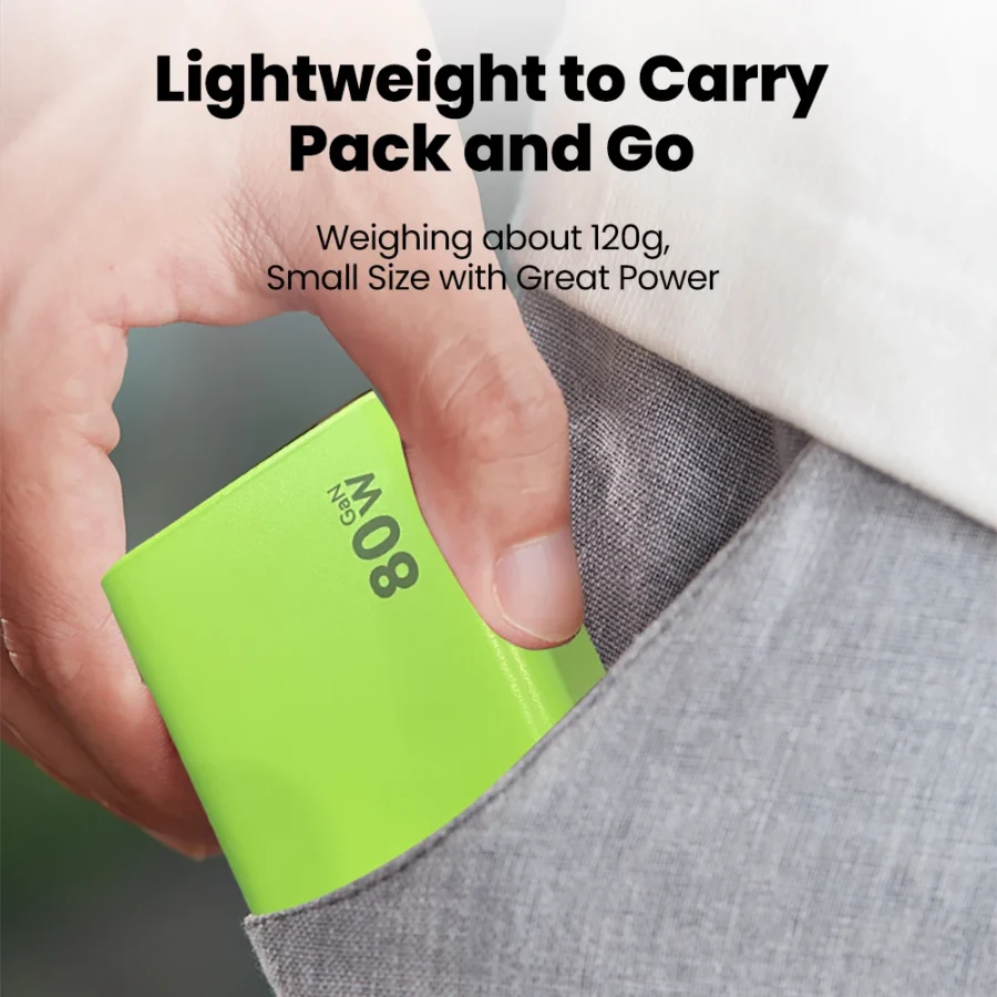 Elough 80W USB-C Charger with Retractable Cable - Fast Charging for iPhone and Laptops - Image 4